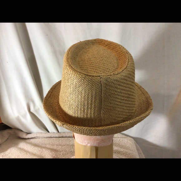Men’s Tan 58 FEDORA Style Hat Cotton & Polyester - Picture 4 of 9